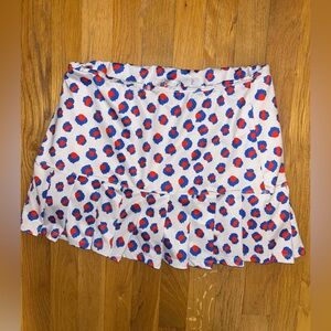 40 Lime Patterned Tennis Skirt